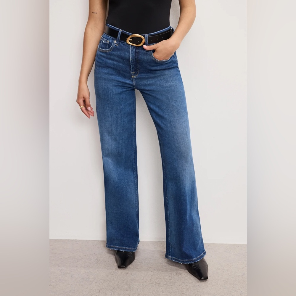 Good American High Rise Blue Jeans